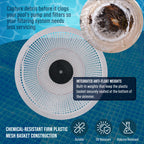 U.S. Pool Supply Weighted Inground Pool Skimmer Basket (Set of 2) - Skimmer Filter Basket, Skims Leaves – Compatible with Hayward SPX1070E, Prevent Pump Clogs - 8" Top, 5.5" Bottom, 5" Deep
