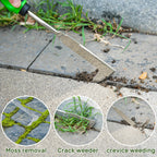 JXWENBYX Weed Puller Tool, 4 Pack Stainless Steel Weed Remover Tool, Portable Weeding Tools Gardening, Crack Weeder Tool, Uprooting Weeding Tool for Backyard Farm Planting