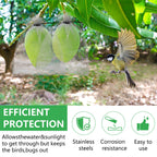 20 Pcs 8 x 12 Inch Stainless Steel Fruit Protection Bag, Wire Cover Bag