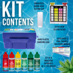 U.S. Pool Supply 5-in-1 Pool Test Kit - Pool Water Testing Kit, Accurate Chemical Test for pH, Chlorine, Bromine, Alkalinity, Acid Demand - Residential Home Swimming Inground Above Ground, Hot Tub Spa