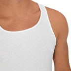 Hanes Men's Cotton Tank Undershirts Pack, Moisture-Wicking Ribbed Tanks, lightweight, White 6-pack, Medium