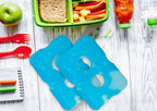 Healthy Packers Ice Packs for Lunch Boxes & Coolers, Slim Reusable 4-Pack