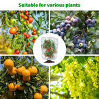 afzdby Garden Mesh Netting with Drawstring,Plants Cover Protection from Anti Birds,Bugs,Cicadas,and Insects-Pest Barrier Bag for Blueberry Bushes,Citrus,Tomatoes,Vegetables,Fruit Tree and Orange