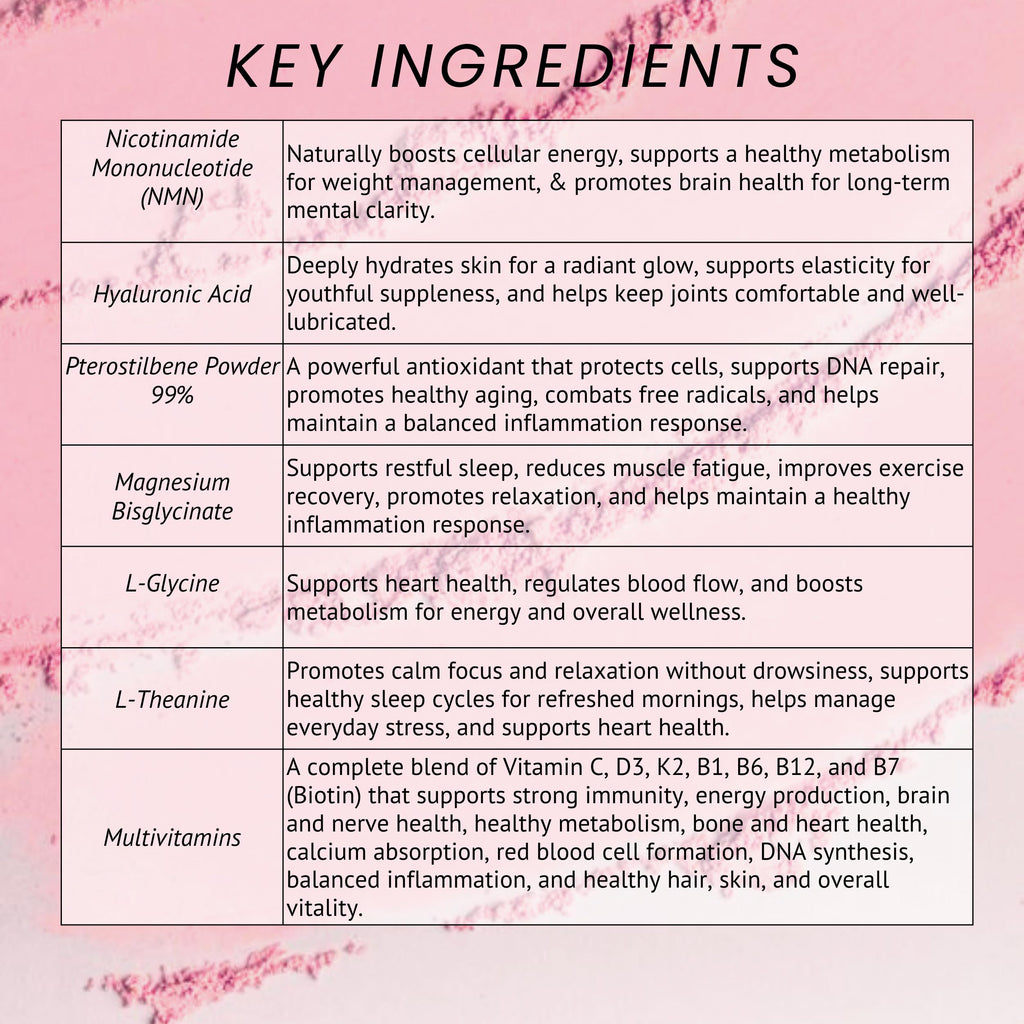 Leverage Mixed Berries Anti–Aging Supplement & Longevity Mix - Daily Wellness Multivitamin Powder with Hyaluronic Acid, L-Glycine & Magnesium for Skin, Energy, Cognitive Function & Joint–30 Servings