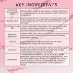 Leverage Mixed Berries Anti–Aging Supplement & Longevity Mix - Daily Wellness Multivitamin Powder with Hyaluronic Acid, L-Glycine & Magnesium for Skin, Energy, Cognitive Function & Joint–30 Servings
