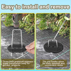 ReTang 200Pcs Landscape Staple Gaskets, Plastic Garden Stake Washers
