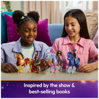Unicorn Academy, Isabel & River Power of Friendship Set with Translucent Saddle & 2 Power Accessories, Dolls & Unicorn Toys for Girls Ages 4 and up
