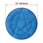 HHQ Commercial Microfiber Carpet Bonnet, Mopping and Buffing Pad, for Replacement of Oreck Orbiter Pads 437053, 2 Pack