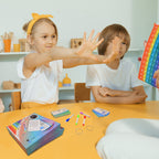 COOVA Multiplication Flash Cards + Multiplication Chart - Math Manipulatives Fact Cards - Mutiplication Game Flashcards - Times Table Multiplication Flash Cards 3rd Grade, 4th, 5th, 6th Grade