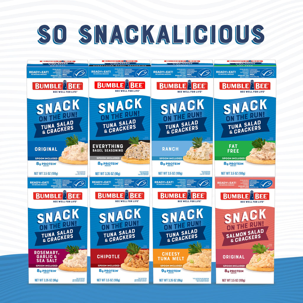 Bumble Bee Snack On The Run! Original Tuna Salad Kit (Pack of 12)