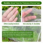 Garden Netting, Jevrench Durable Ultra Fine Garden Netting, Garden Plant Cover Row Cover Makes Plants, Vegetables, Fruits, and Flowers Grow Better (8ft x 25ft)