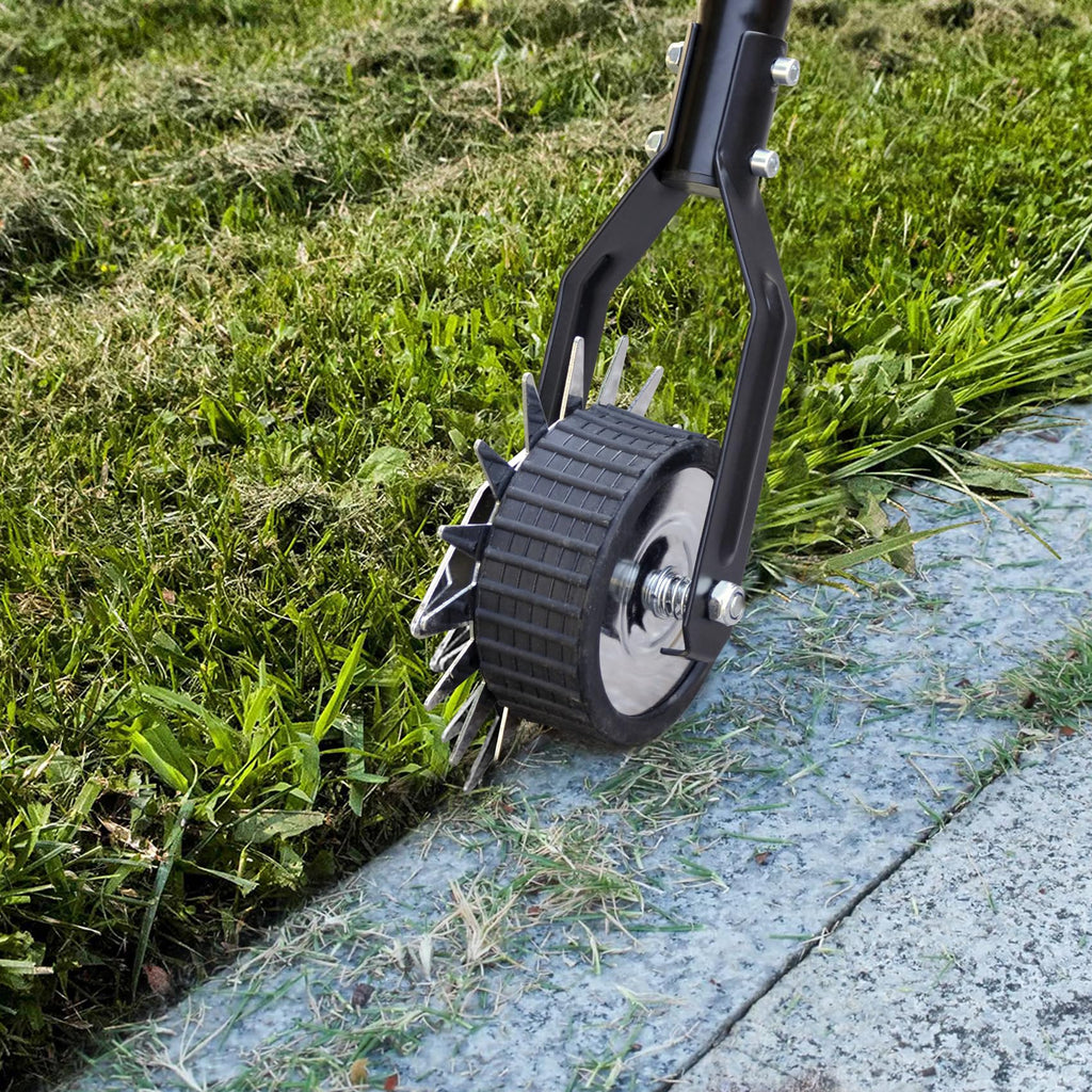 Klarg Wheel Rotary Lawn Edger - Manual Grass Edger with Long Handle (66.9 Inch), Adjustable for Landscaping, Garden, Yard