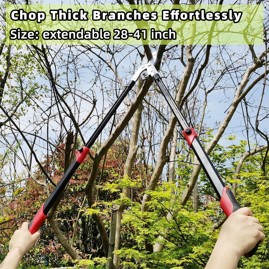 YRTSH Loppers Branch Cutter Heavy Duty Tree Trimmer with Compound Action