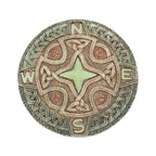 Bits and Pieces Glow in the Dark Stepping Stone - Celtic Compass, 10" x 10"