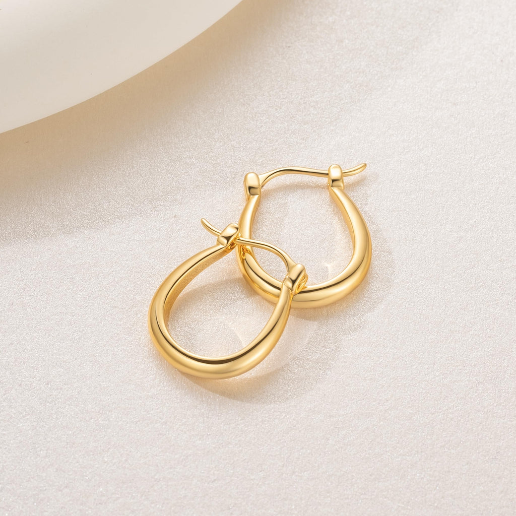 USESMTLE Gold Hoop Earrings for Women 14K Gold Hoop Earrings for Women