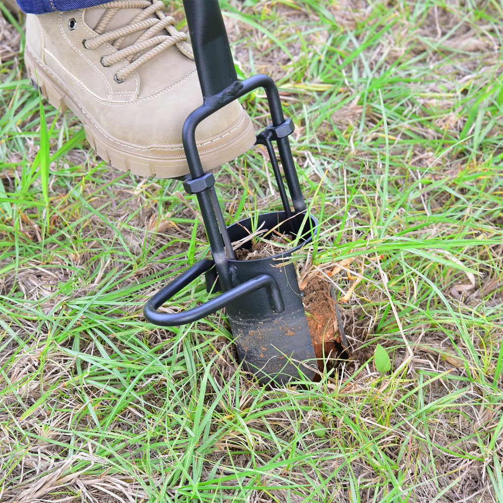 Omesata Sod Plugger, Bulb Planter Grass Plug Tool for Digging Holes