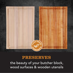 CLARK'S Cutting Board Oil - Food Grade Mineral Oil for Wood Cutting Board - Scented with Orange and Lemon Essential Oils - Butcher Block Conditioner - Restores All Wood - Made in USA, 1 Gallon