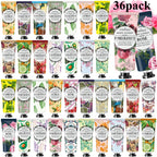 36 Pack Lotion for Dry Skin,Body Lotion for Women and Men,Easter Basket Stuffers,Appreciation Gifts,Natural Plant Scented Body Moisturizers,Travel Size Lotion Bulk,Moisturizing Lotion with Shea Butter
