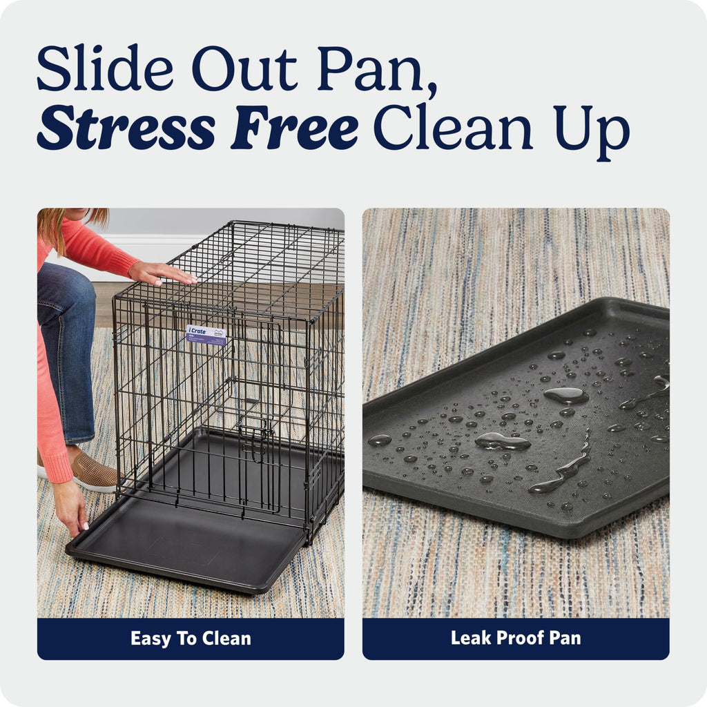 Midwest 24-Inch Single Door iCrate, for Small Breeds, 12-20 lbs