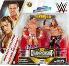 Mattel WWE Championship Showdown 2-Pack Action Figures & Accessory, Series #16 British Bulldog vs Shawn Michaels Collectible Set, 6-inch