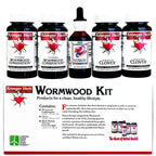 Kroeger Herb Products, Wormwood Herb Supplement Kit, Black Walnut, Clove, Quassia, Worm Wood Detox Cleanse - Capsules, Non-GMO, Gluten Free, No Preservatives or Fillers, Made in USA