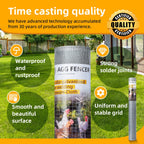 AggFencer 24in x 10ft Hardware Cloth 1/8 inch 27Ga Hot Dipped Galvanized After Welding, Chicken Coop Wire Fence, Welded Metal Fencing Roll Mesh for Bee Screen Garden Plant Poultry Animal Netting Cage