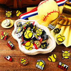 Knitgrip 60 Sport Trading Enamel Pins Bulk, Lapel Pin, 12 Style, Softball