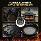 Royal Kitchen Cast Iron & Carbon Steel Seasoning Conditioner 2-IN-1 | Effective For Restoring, Protecting & Conditioning Blackstone Griddle, Cast Iron and Dutch Oven Cookware Food Safe and easy to use conditioner (15.3 Ounce (Pack of 1))