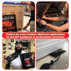 The Original Rhino Strong Commercial Grade Air Wedge Bag Pump Professional Leveling Kit & Alignment Tool Inflatable Shim Bag 3 Piece (Small, Medium, Large). 3 sizes for all of your individual needs.