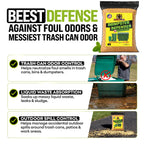 BEEST Dumpster Defender - 8lbs Outdoor Trash Can Deodorizer & Liquid Waste Absorber (Made in USA) Biodegradable Trash Can Odor Eliminator - Powerful Garbage Deodorizer for Always-Fresh Bins - 36 Cups