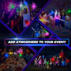 FANL 8 Pack LED Glow Bracelets, 8 Colors, Light Up Party Favors