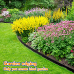 1.5 Inch x 100 FT Landscape Edging, Garden Edging Borders with 100pcs Upgrade Stakes, Flexible No Dig Plastic Garden Border for Lawn, Landscaping, Flower Beds and Yard