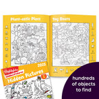 Highlights Hidden Pictures 2025 Activity Books for Kids Ages 6 and Up, 4-Book Set of Travel-Friendly Screen Free Seek and Find Fun, Books Double as Coloring Books