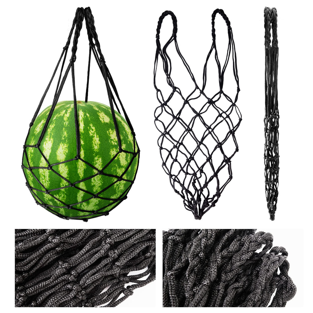 Pack 10 Melon Hammock Watermelon Nets,Melon Hammock for Trellis Heavy Duty Watermelon Nets,Perfect for Growing Cantaloupe Black
