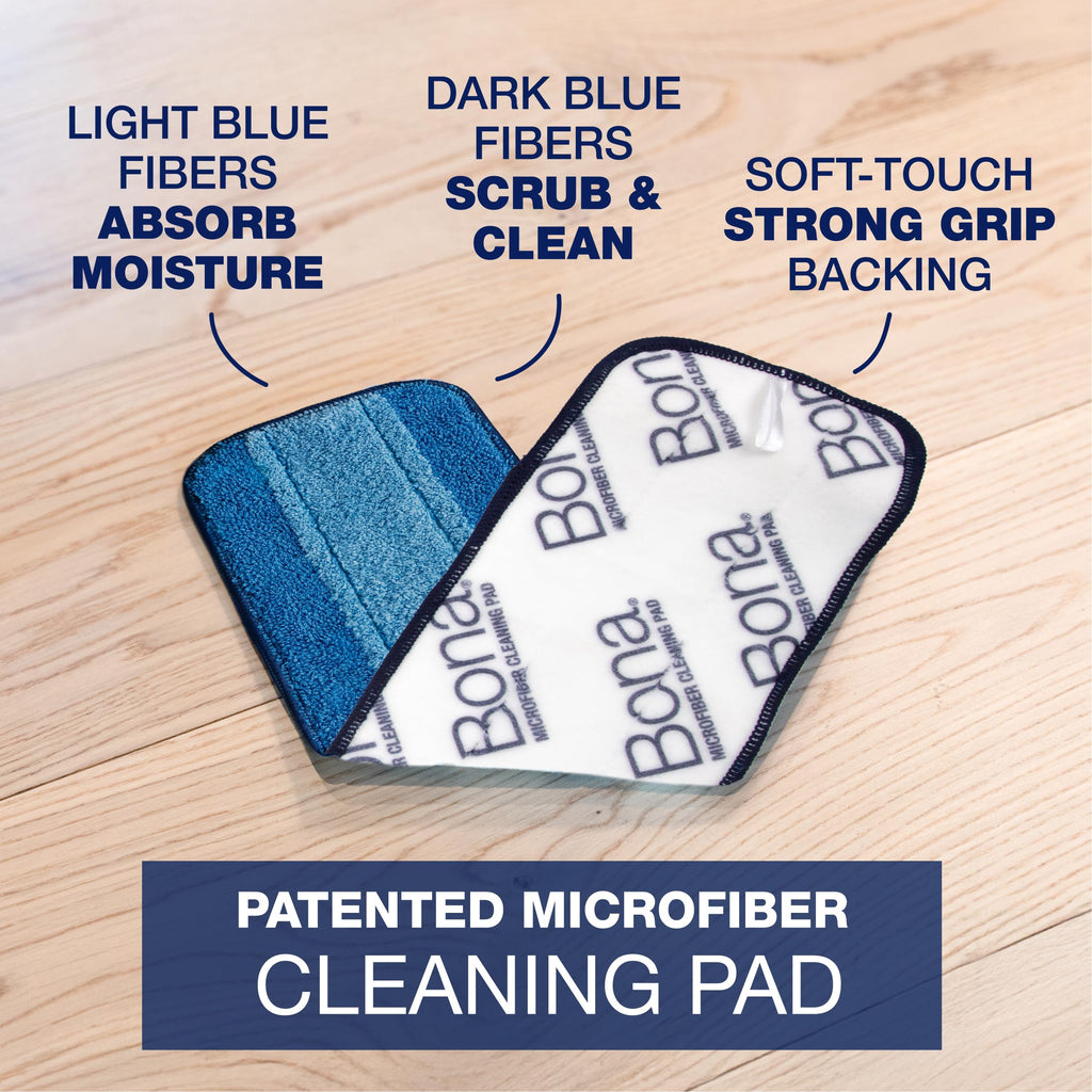 Bona Premium Motion Multi-Surface Floor Spray Mop - Includes Multi-Surface Floor Cleaning Solution and Machine Washable Microfiber Cleaning Pad - for Stone, Tile, Laminate, and Vinyl Floors