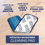 Bona Premium Motion Multi-Surface Floor Spray Mop - Includes Multi-Surface Floor Cleaning Solution and Machine Washable Microfiber Cleaning Pad - for Stone, Tile, Laminate, and Vinyl Floors