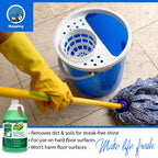 OdoBan Professional Series Neutral pH No Rinse Floor Cleaner Concentrate, Set of 4, 1 Gallon Each