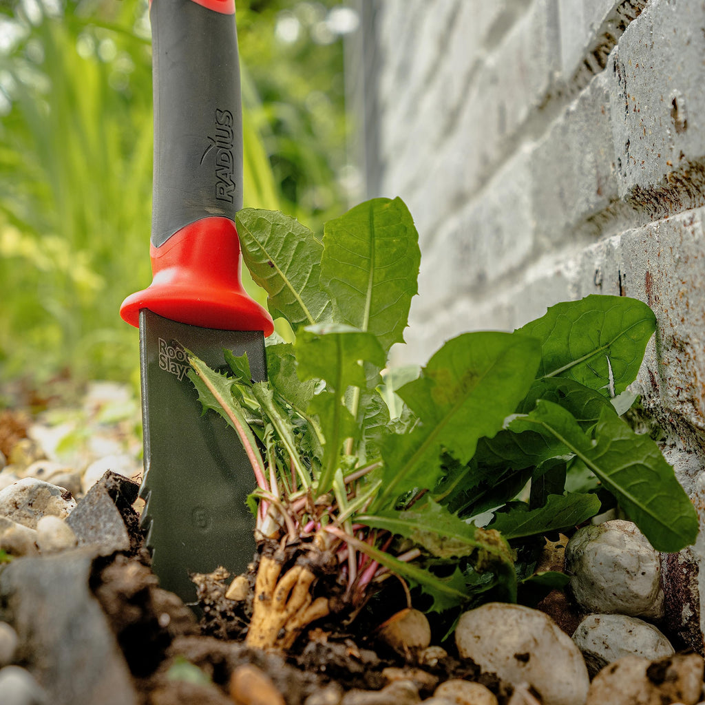 Root Slayer 17211 Soil Knife with Holster, Red
