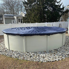 Winter Block 30’ ft. Premium Round Pool Winter Cover for Above Ground Pools – 10-Year Warranty, Cold and UV Resistant, Weatherproof and Durable, Winch & Cable Included