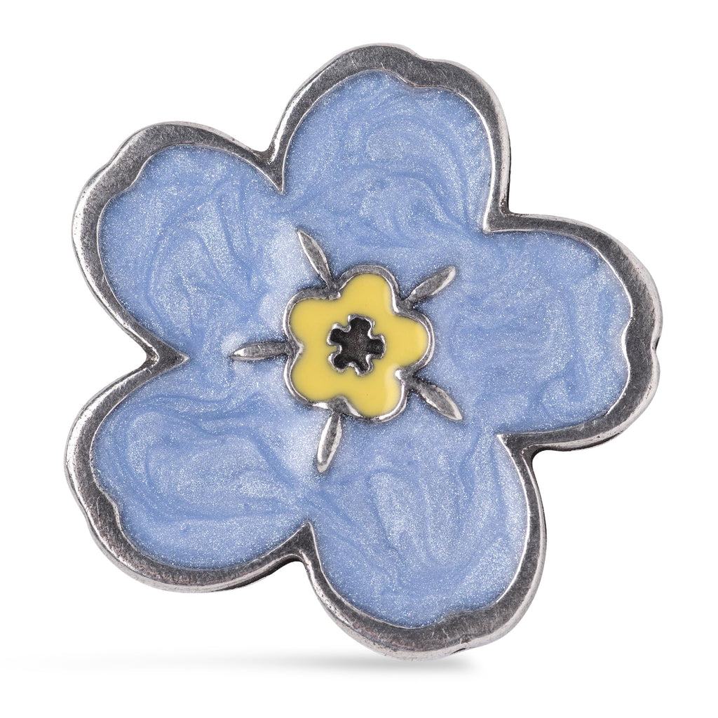 Danforth Forget-Me-Not Lapel Pin | Pewter Handcrafted in USA