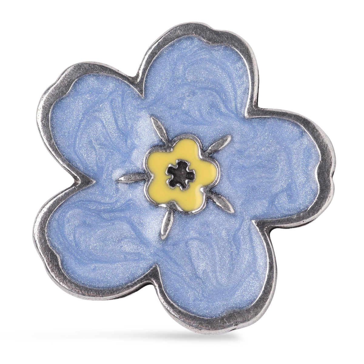Danforth Forget-Me-Not Lapel Pin | Pewter Handcrafted in USA