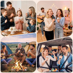 BONAOK Wireless Bluetooth Karaoke Microphone,3-in-1 Portable Handheld Karaoke Mic Speaker Machine Home Party Birthday for All Smartphones PC(Q37 Rose Gold)