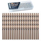 RCINDUS (20PCS) 3/16" Cobalt Drill Bit, HSS M35 Metal Drill Bits for Steel, Stainless Steel, Cast Iron, Hard Plastic and Wood