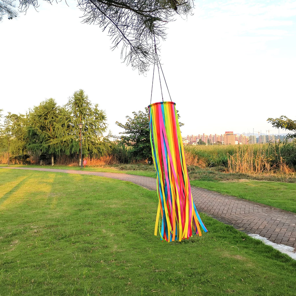 Satin Ribbon Windsock Streamer, Outdoor Decorations, WS49-XZH