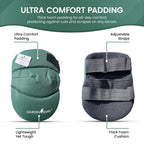 Garden Guru Cushioned Gardening Knee Pads with Adjustable Straps - Soft Inner Liner, Ultra Comfort Padding, Garden Kneelers for Yard Work, Cleaning, Household Chores, Roofing, and More 1 Pack
