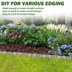 Landscape Edging Garden Edging Border Faux Stone Edging,17FT x 2.75 in Tall