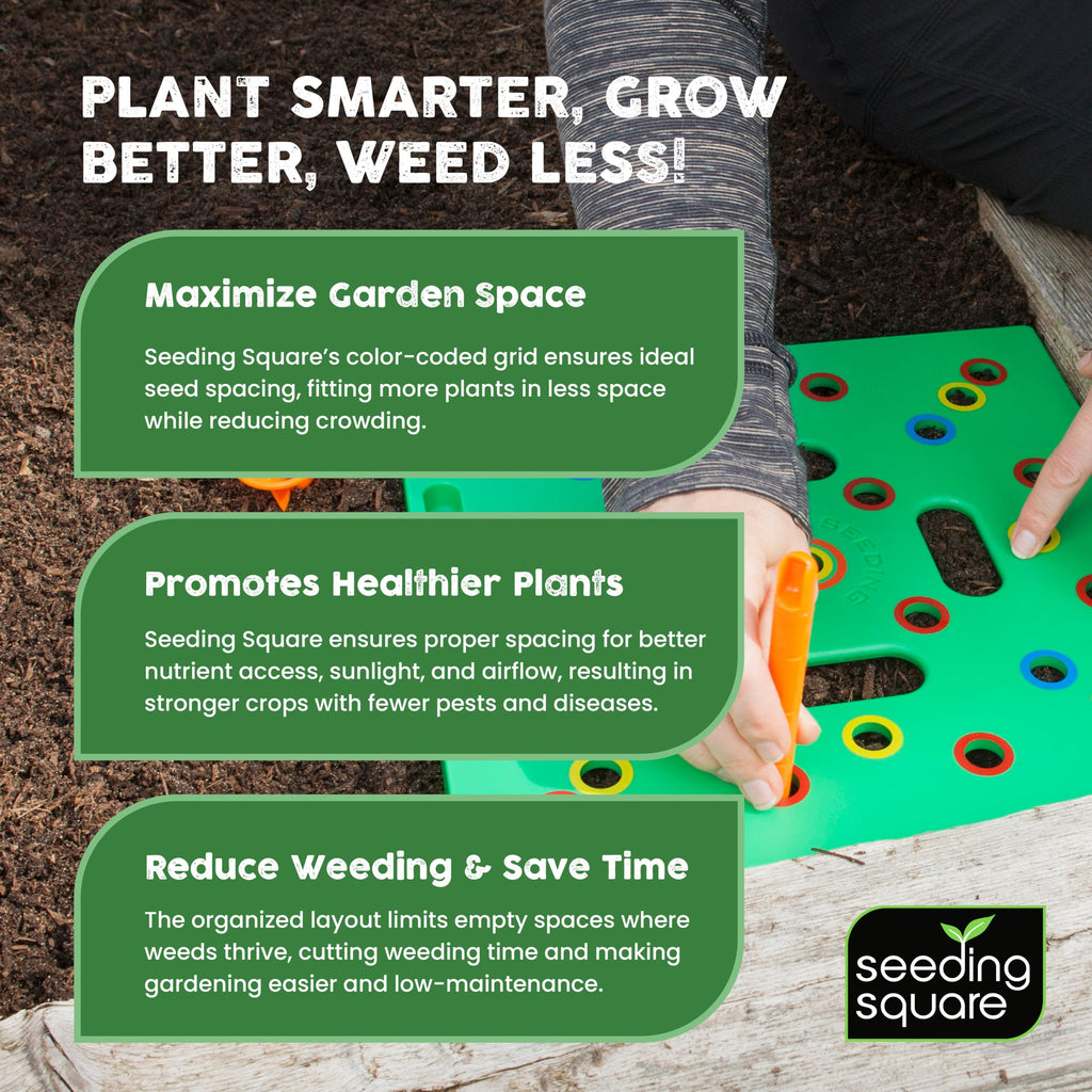 Seeding Square Planting Tool, Seed Planter for Square Foot Gardening Kit