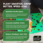 Seeding Square Planting Tool, Seed Planter for Square Foot Gardening Kit