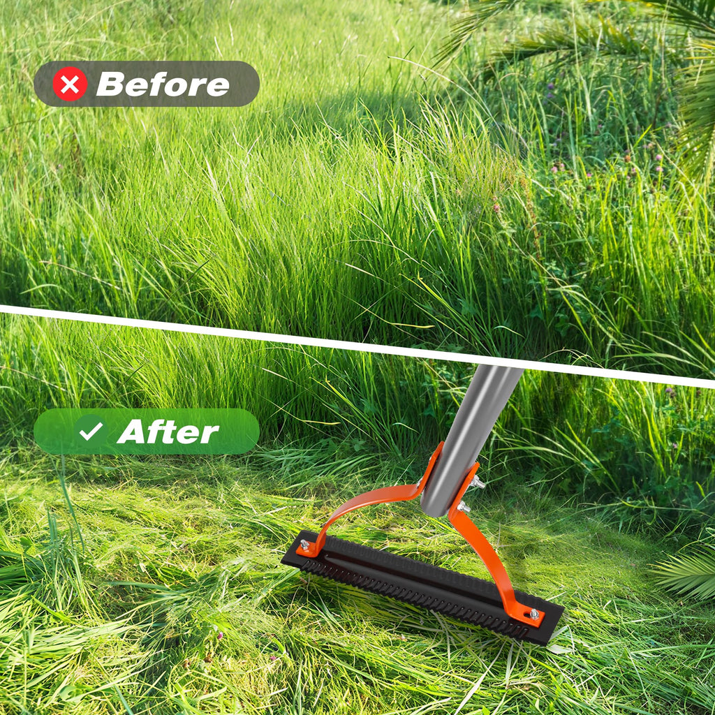 Walensee 41in Double-Edged Scythe, Weed Cutter for Cutting Weeds & Grass