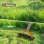 Walensee 41in Double-Edged Scythe, Weed Cutter for Cutting Weeds & Grass